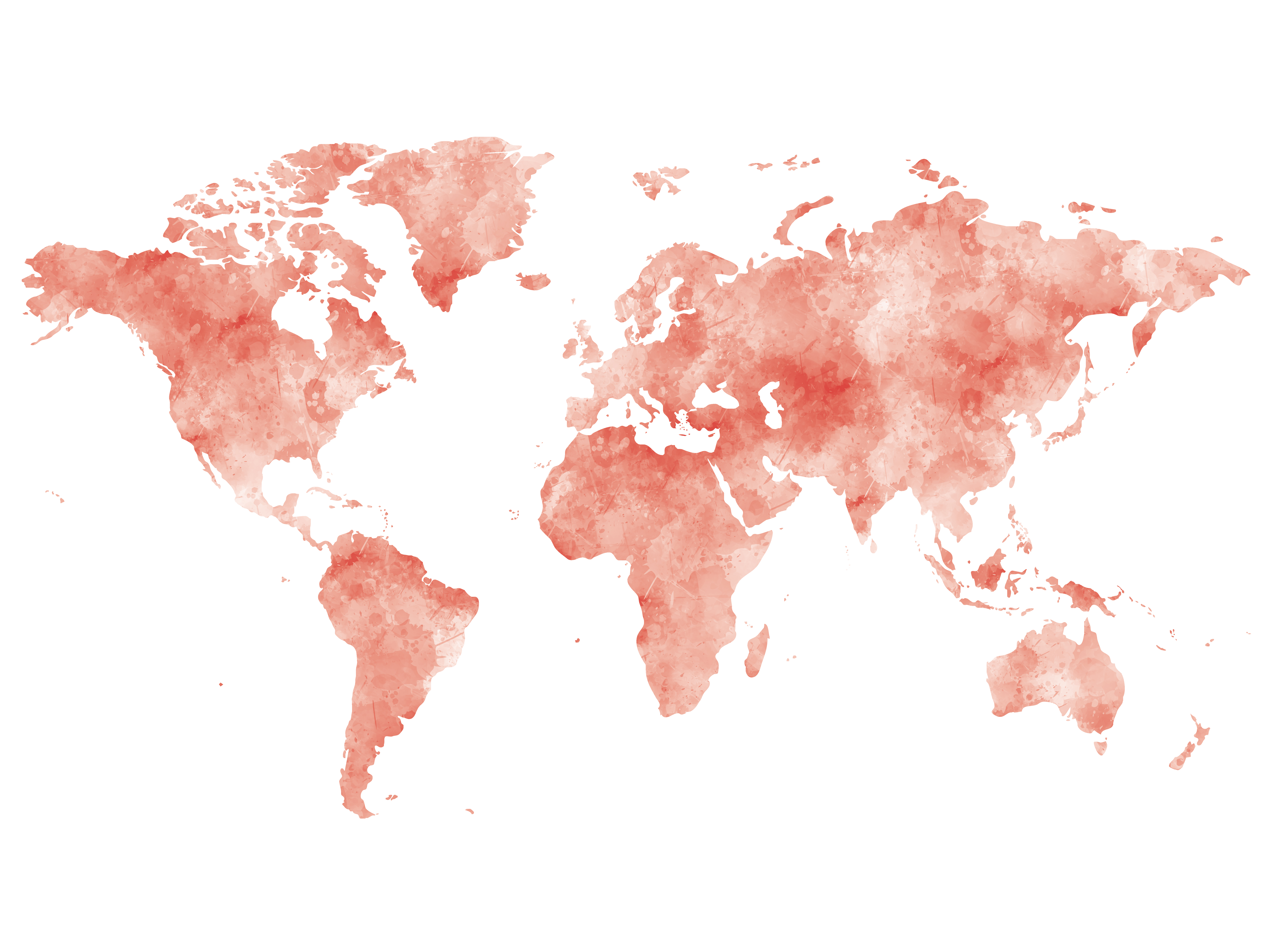 Carte du monde à imprimer Tuto carte du monde déco